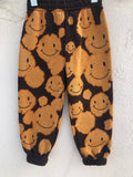 Load image into Gallery viewer, 1/1 BABY ORANGE SMILEY JOGGERS