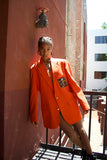 Load image into Gallery viewer, 1/1 ACID WASH ORANGE BLAZER