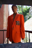 Load image into Gallery viewer, 1/1 ACID WASH ORANGE BLAZER